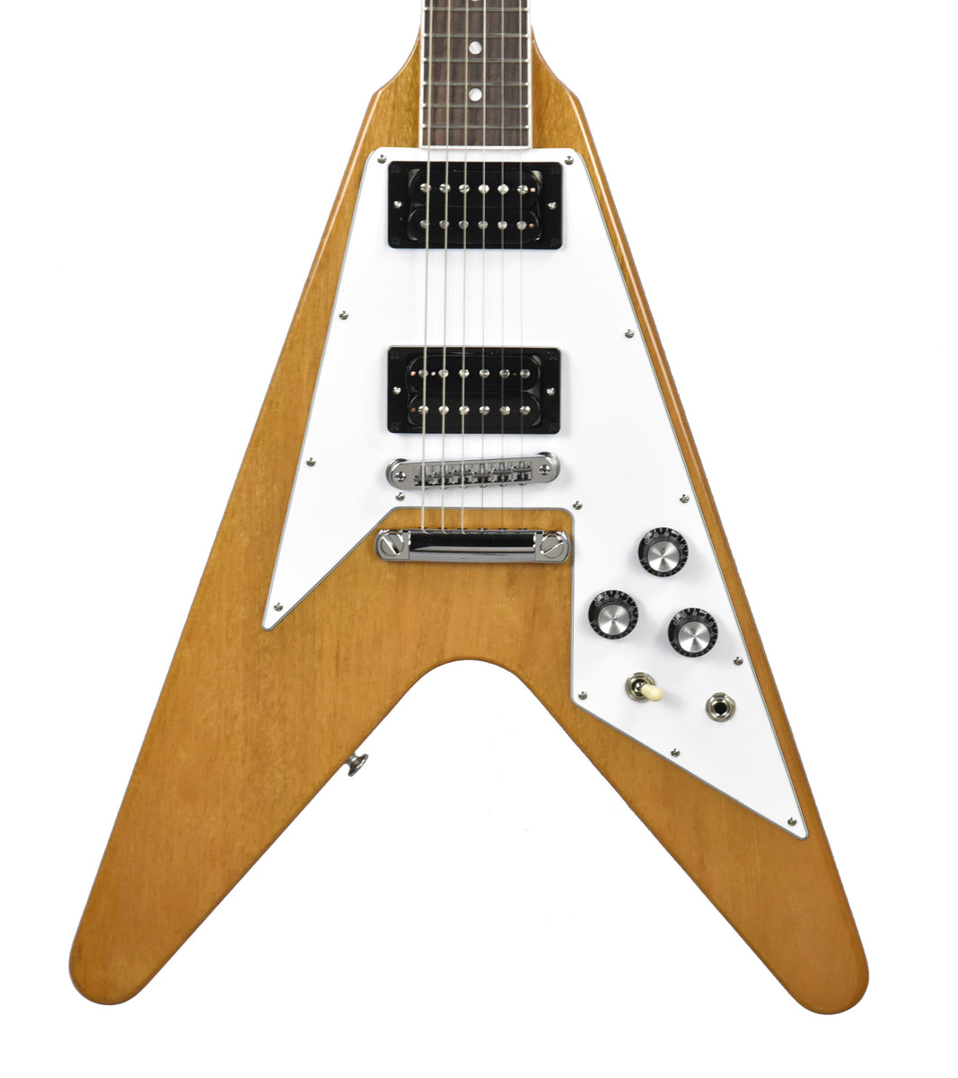 Gibson 70s Flying V in Antique Natural 210840118 | The Music Gallery