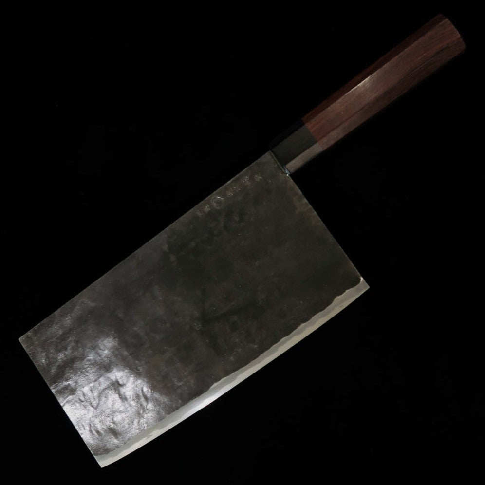 武田刃物TAKEDA 備中手打ち鍛冶 中華包丁（大） 日立青紙スーパー鋼