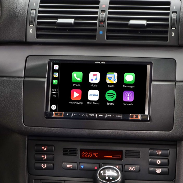 Alpine ILX-702E46 7” Mobile Media System for BMW 3-series E46