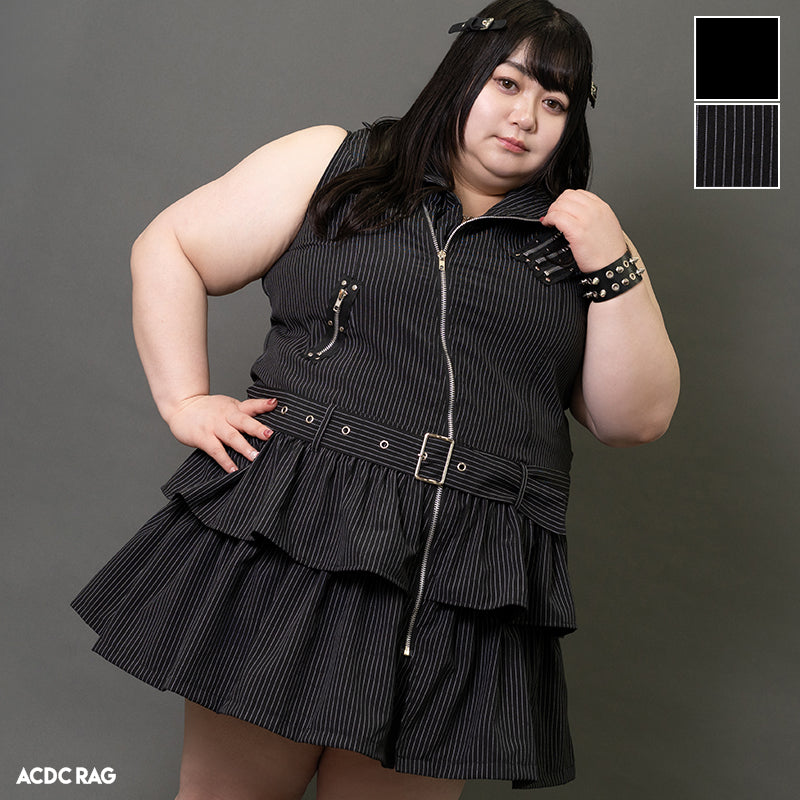 プラスサイズ]PUNKS ZIPワンピース – ACDC RAG
