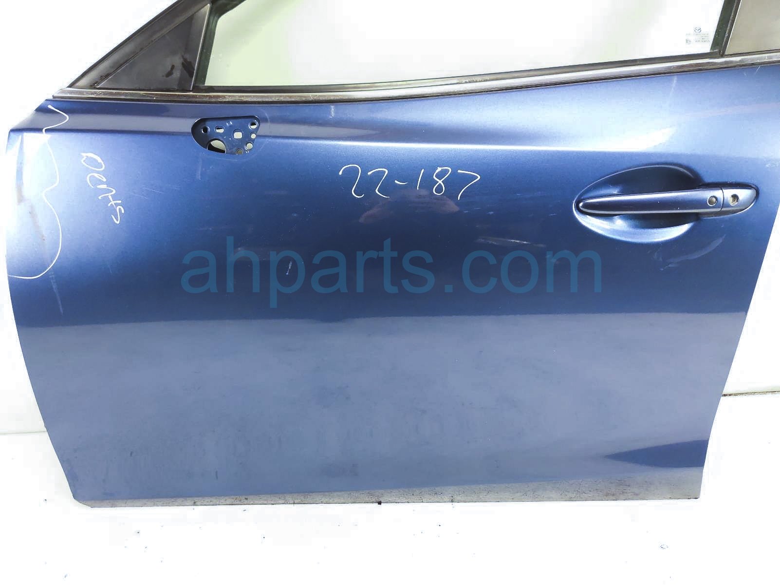 2018 Mazda 3 Front Driver Door - Blue - No Mirror/trim* BHY0-59-02XF,