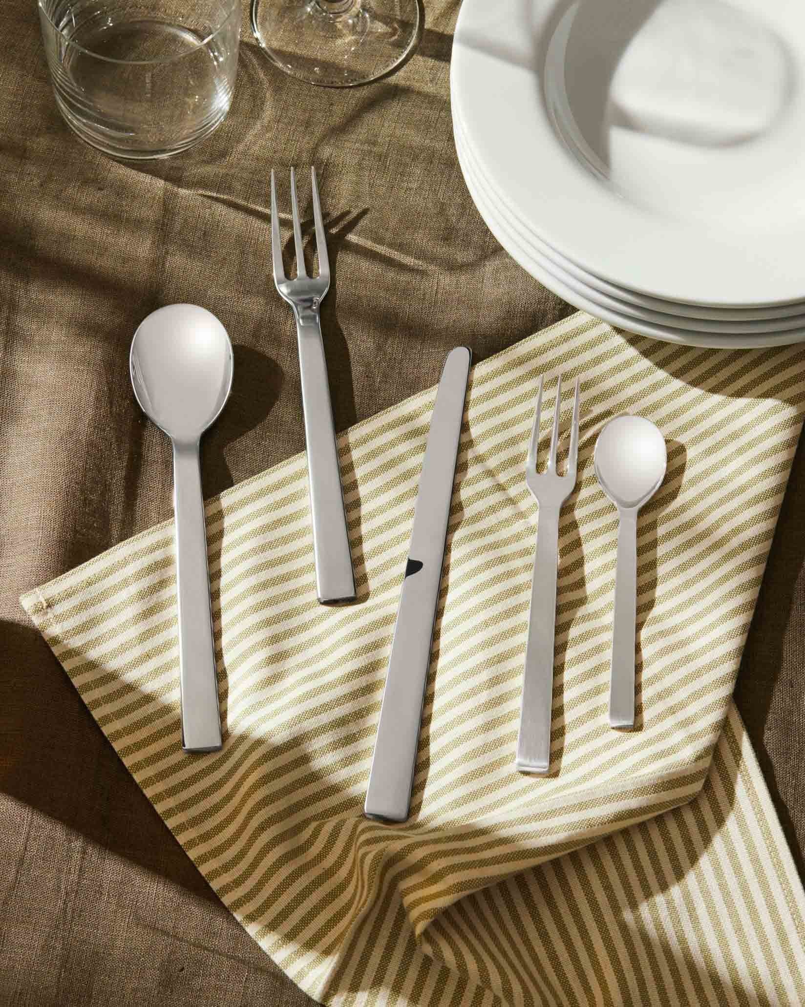 Santiago Cutlery Set 5 Pieces By David Chipperfield | Alessi