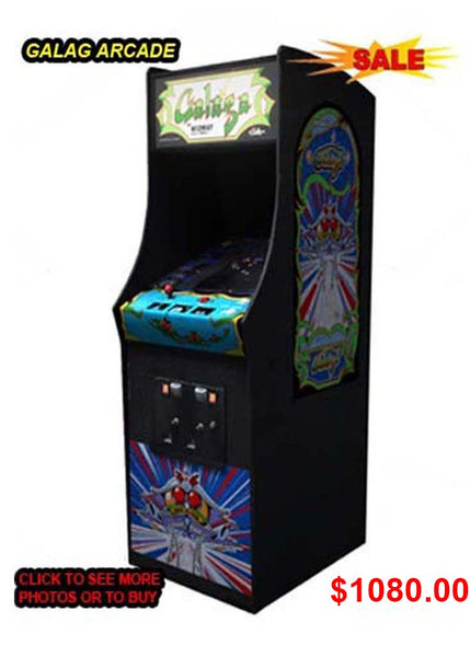 Galaga Arcade Game Refurbished-HEAVY DUTY, COIN OPERATED