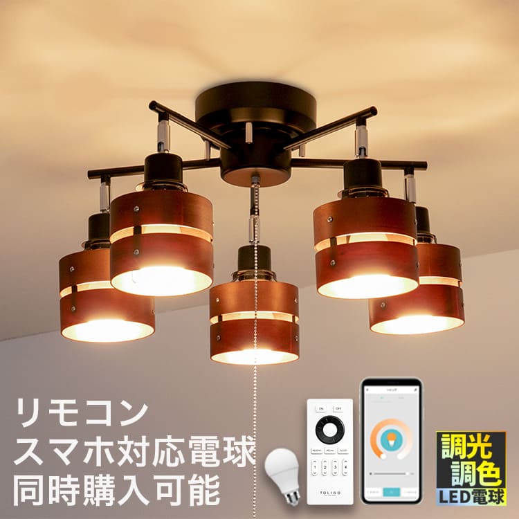 シーリングライト LED 対応・スポットライト 5灯 レダファイブ 間接