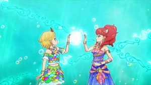 120話「スター☆バレンタイン」 バブルスマーメードコーデ他｜アイカツ