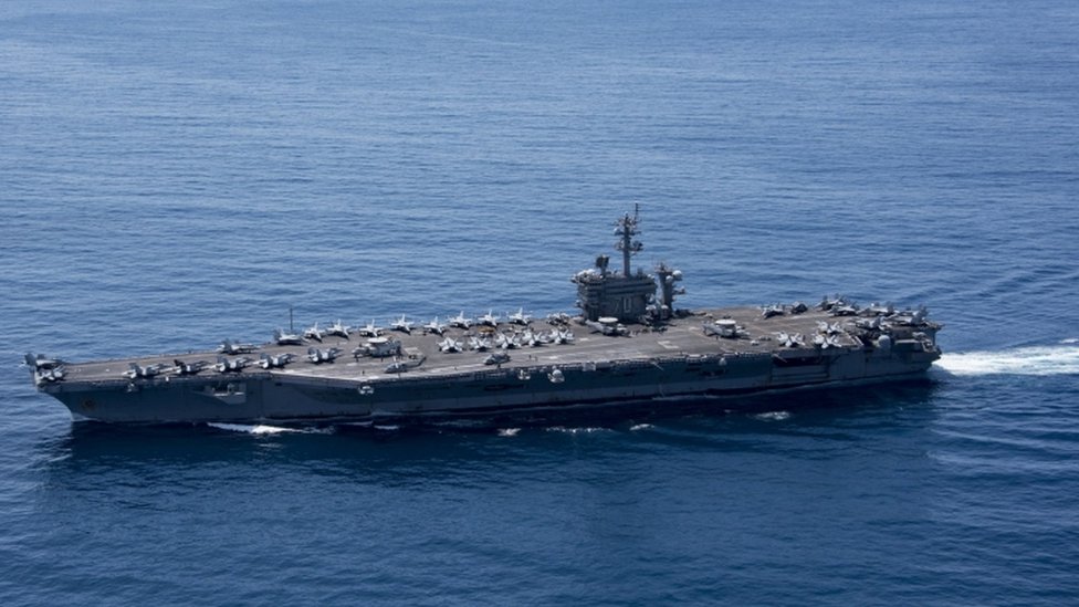北朝鮮、米空母カール・ビンソンを「沈める用意がある」 - BBCニュース