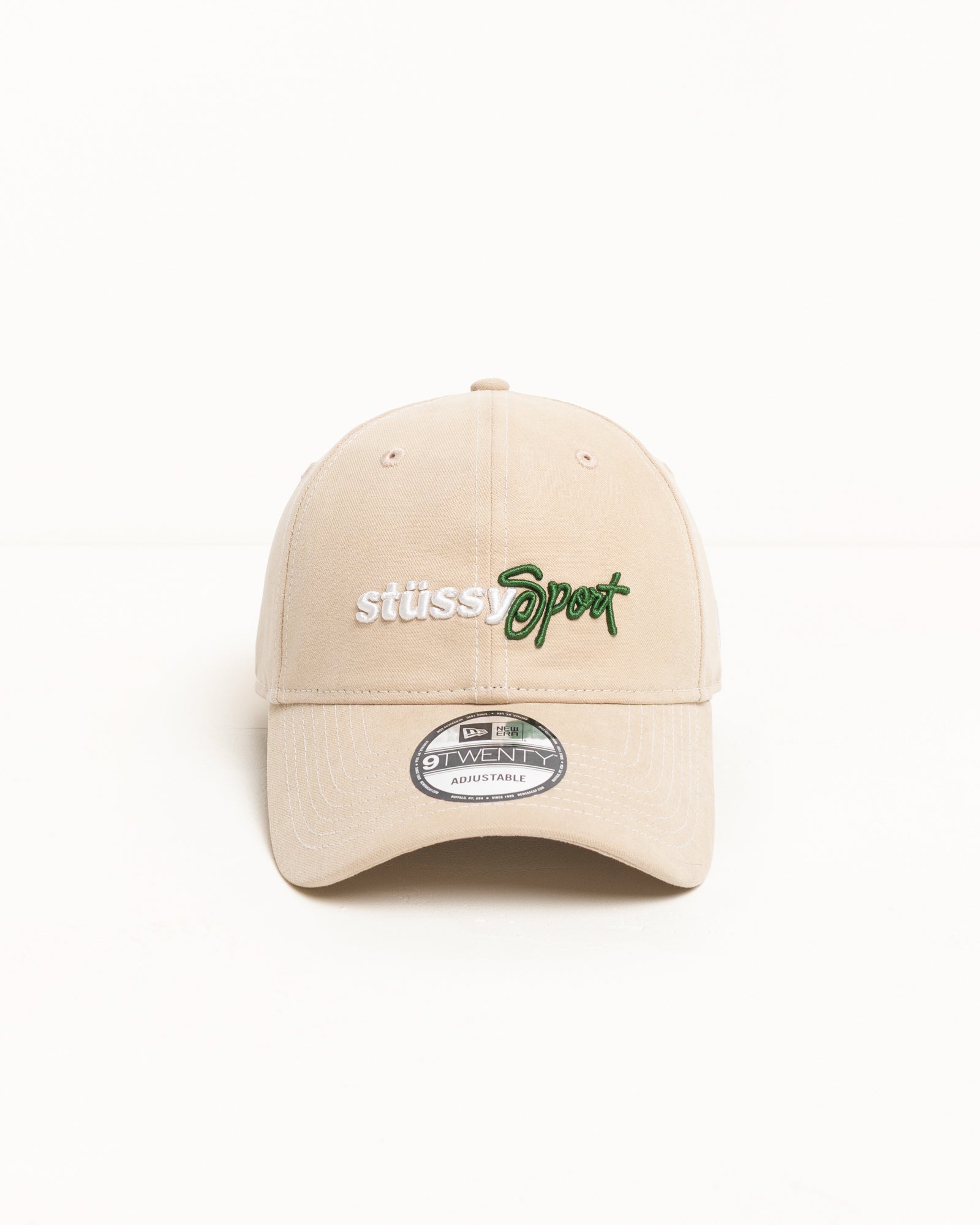 New Era 9TWENTY Stüssy Sport Strapback – Khaki | Headwear | Stüssy