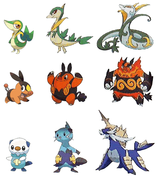 ポカブ、ミジュマル、ツタージャについて｜ポケモン！ ブラック