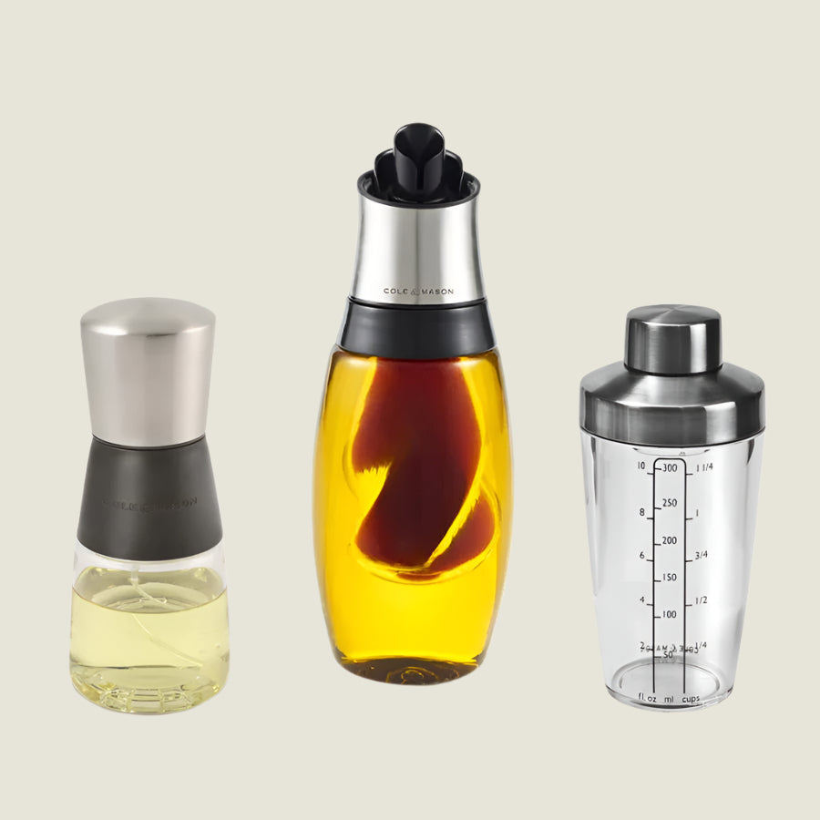 Cole & Mason 3 Piece Oil & Vinegar Set