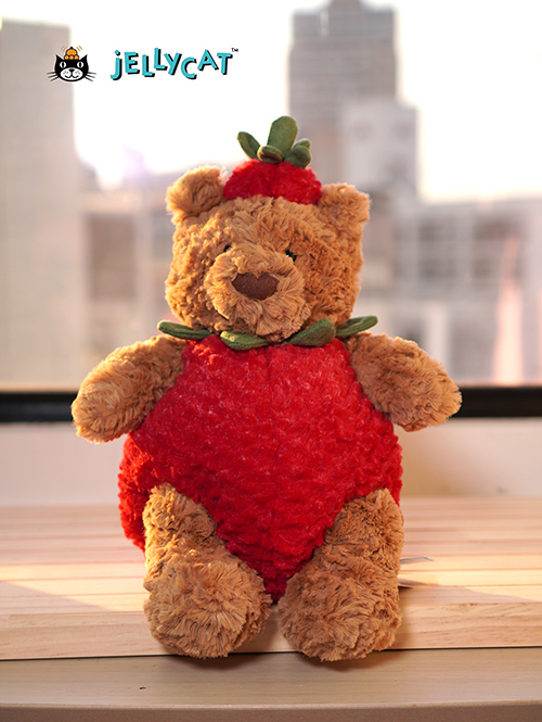 Jellycat Bartholomew Bear Strawberry バースローミューベア いちご