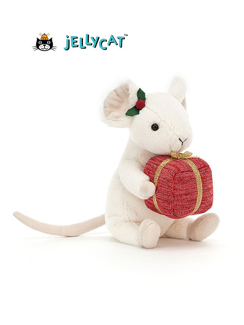 Jellycat ジェリーキャット Merry Mouse Present ネズミ プレゼント を