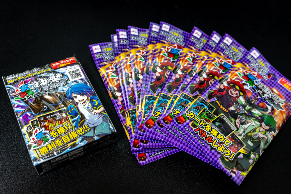 売り切れ続出！！ ダイソーオリジナルTCG蟲神器【開封レビュー