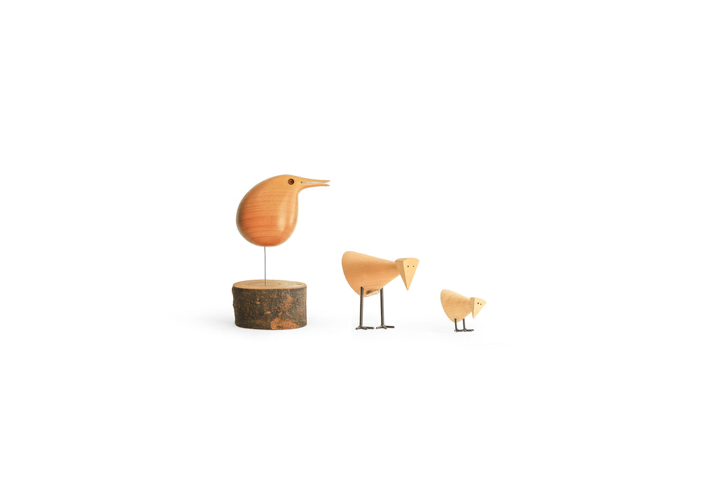 木製 バードオブジェ 置物 ミッドセンチュリー/Wood with Wire Leg