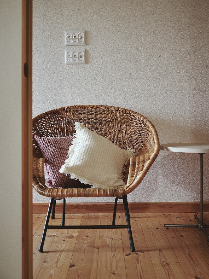 籐とアイアンのラウンジチェア KIBIROI – fig furniture and deco