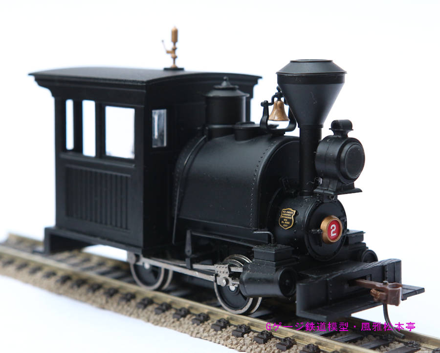 バックマン(Bachmann)のOn30のポーター製サドルタンク機(亀の子機関車)