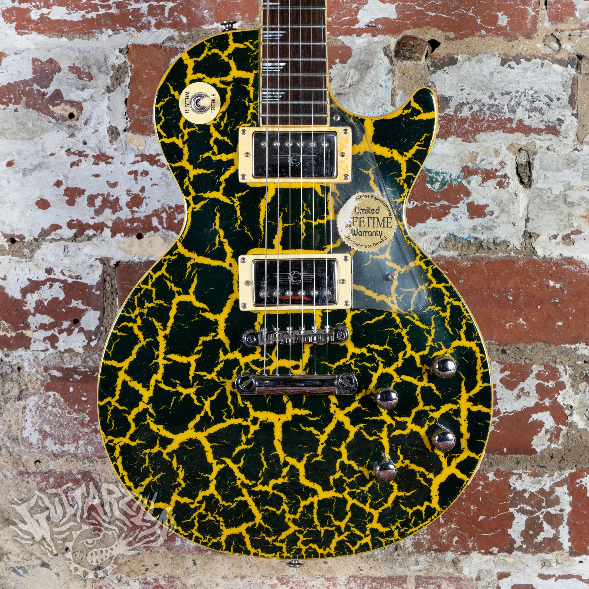 Epiphone Les Paul Nuclear Extreme 2001 Yellow Crackle – Guitarzilla