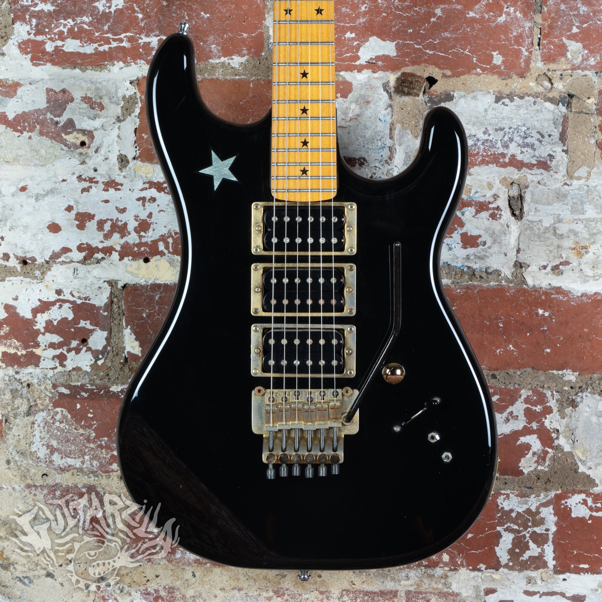 Kramer Richie Sambora Signature Jersey Star KRS-130 1987 Black MIJ