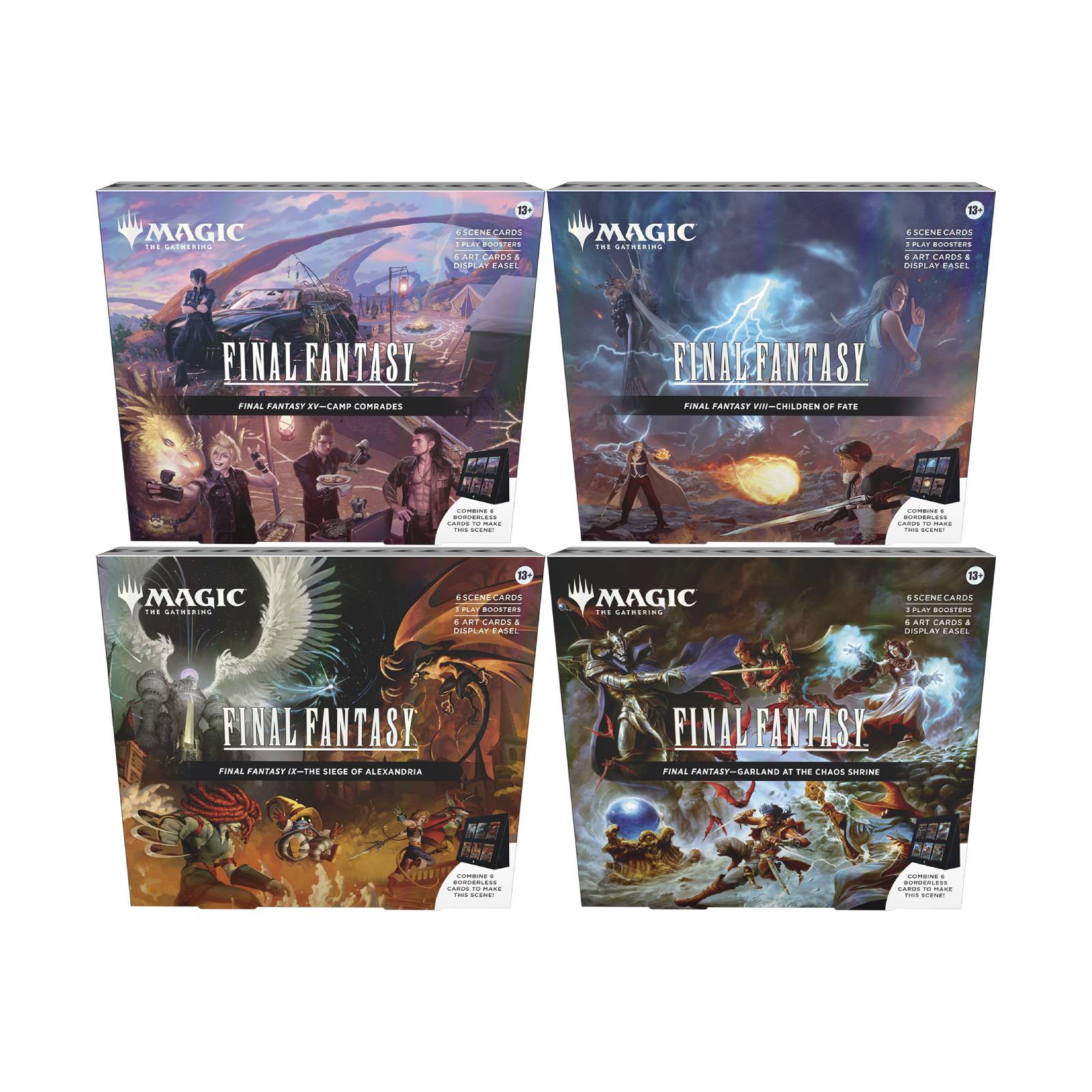 Final Fantasy x MTG Holiday Scene Box Display (Set of 4)