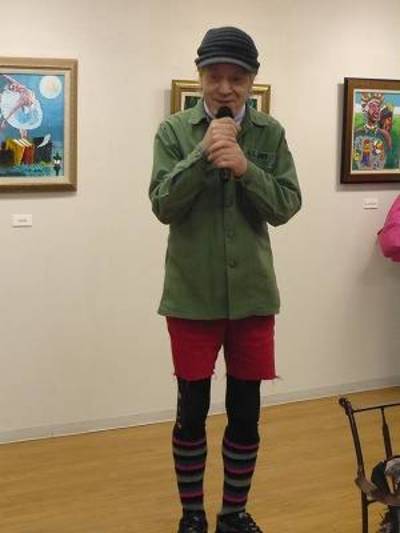 田家阿希雄＆志茂田景樹さん二人展。岡本滋夫さん達と。: 夢童さんの