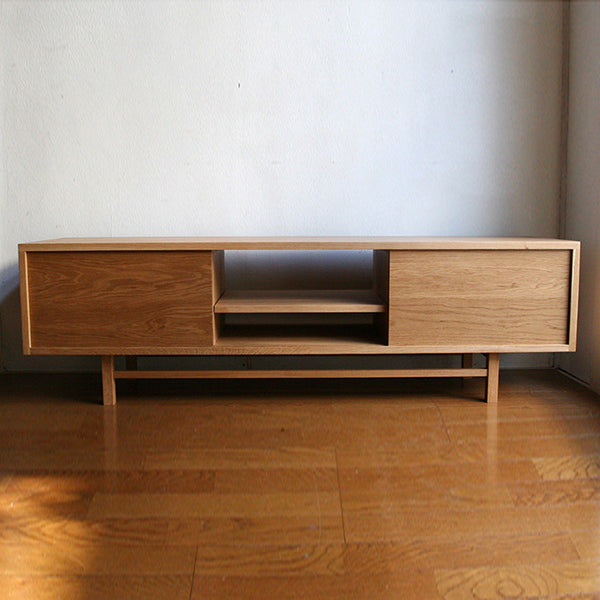 TV Board 1500 | オーク/ウォルナット無垢材 | 北欧家具 北欧