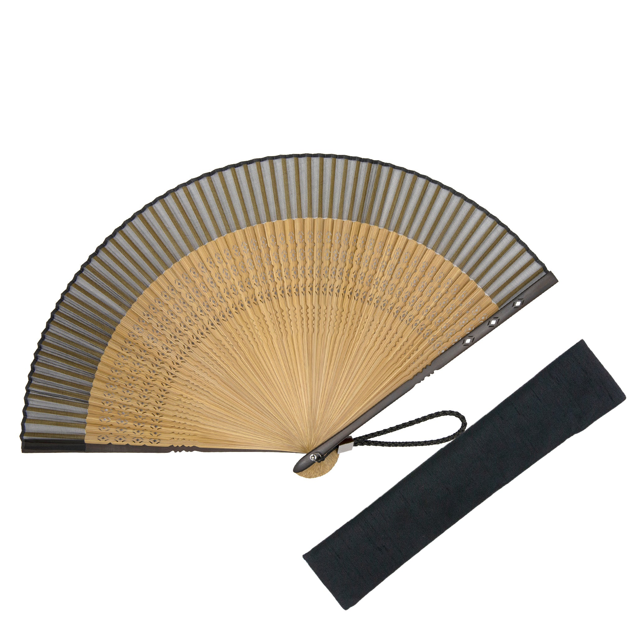 螺鈿親黒檀60間扇子セット-紳士-（全2種類） – 白竹堂オンラインショップ