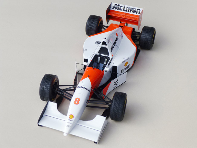 タミヤ 1/20 マクラーレンMP4/8 ヨーロッパGP完成 | ブログ川原模型資料館