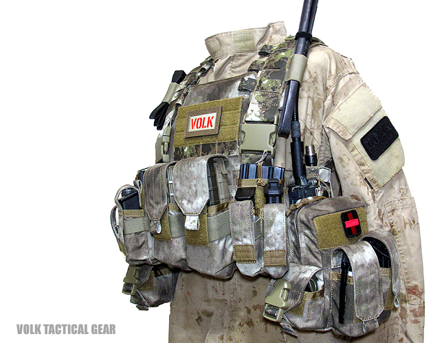 VOLK TACTICAL GEAR BLOG:サンプルチェストリグ装備携行画像