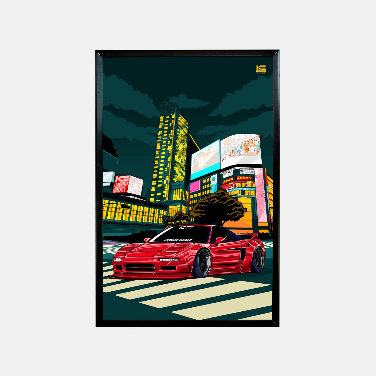 Downtown Japan NSX Art Print - Ikigai Collective – Import Crate