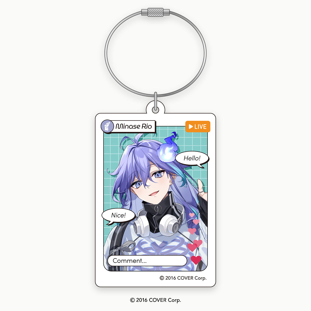 hololive Meet 2024」配信画面アクリルキーホルダー 水無世燐央