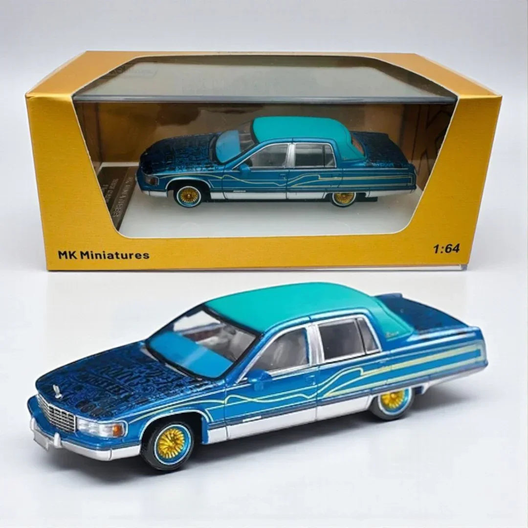MK Miniatures 1:64 Cadillac Fleetwood Lowrider Die-Cast Model Car