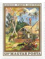 西洋美術切手 印象派｜ゴーギャン（Paul Gauguin）の絵画の切手