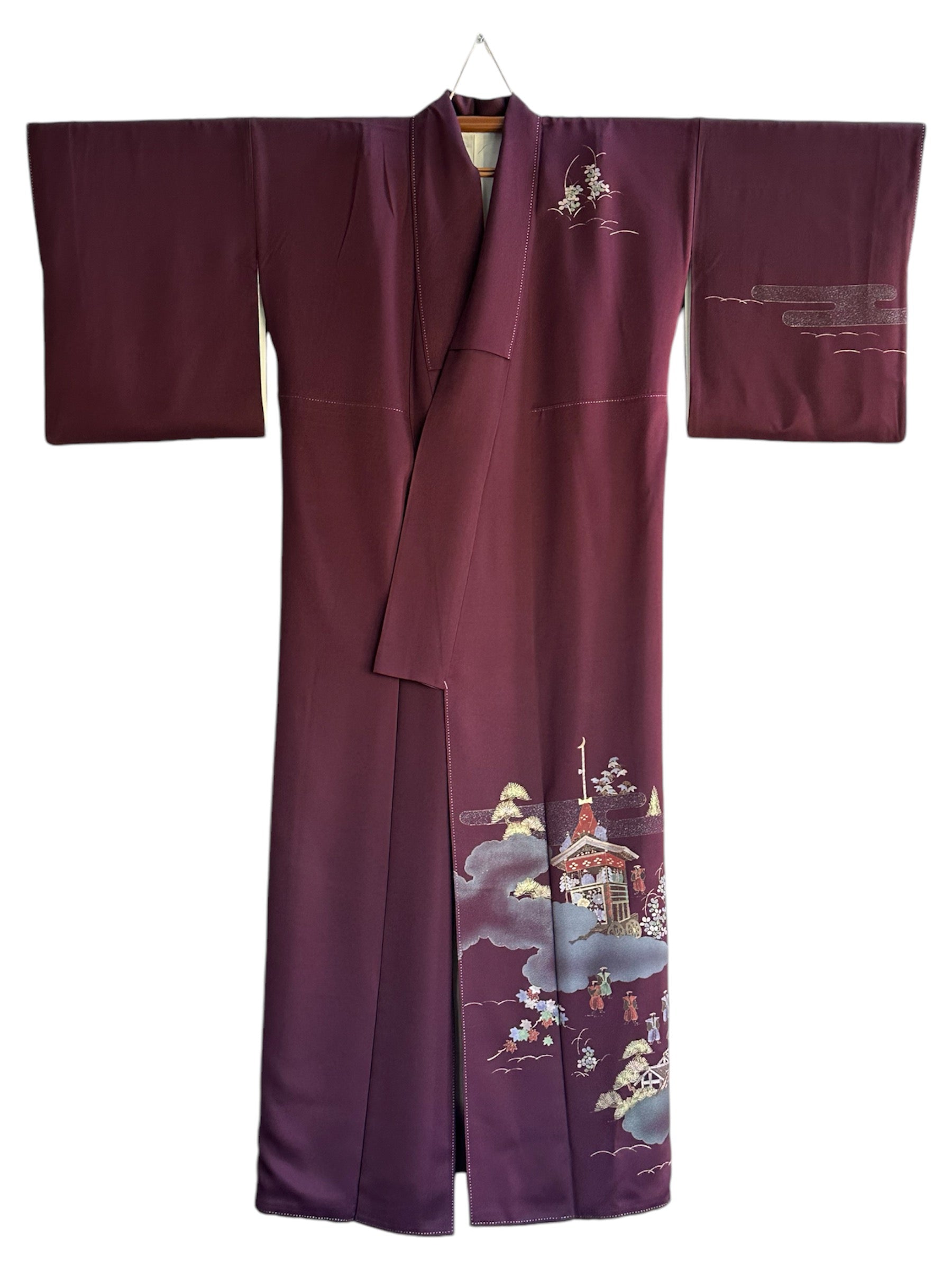 Majestic Murasaki Elegance – Kimono for Life
