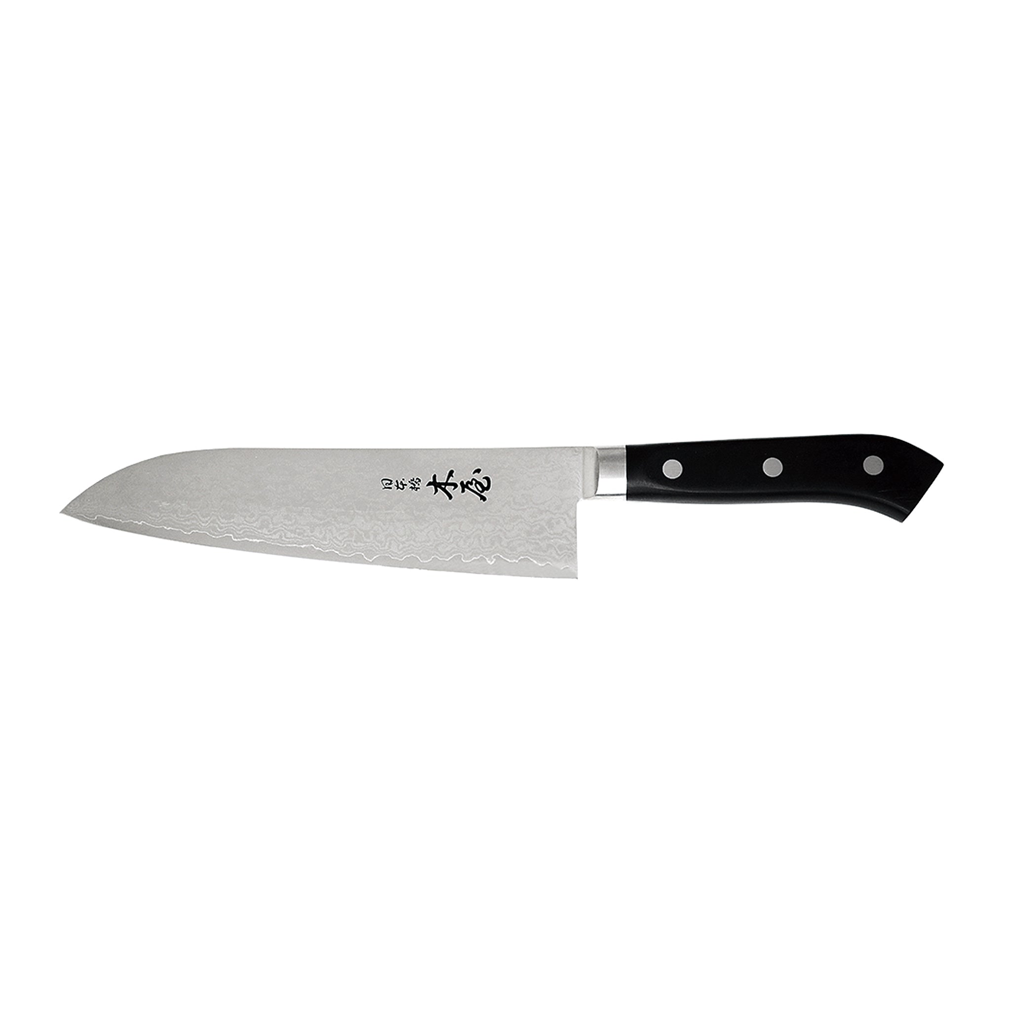 墨流し33層 鎌型包丁（三徳包丁） 180mm VG10ステンレス鋼 – 日本橋 木屋