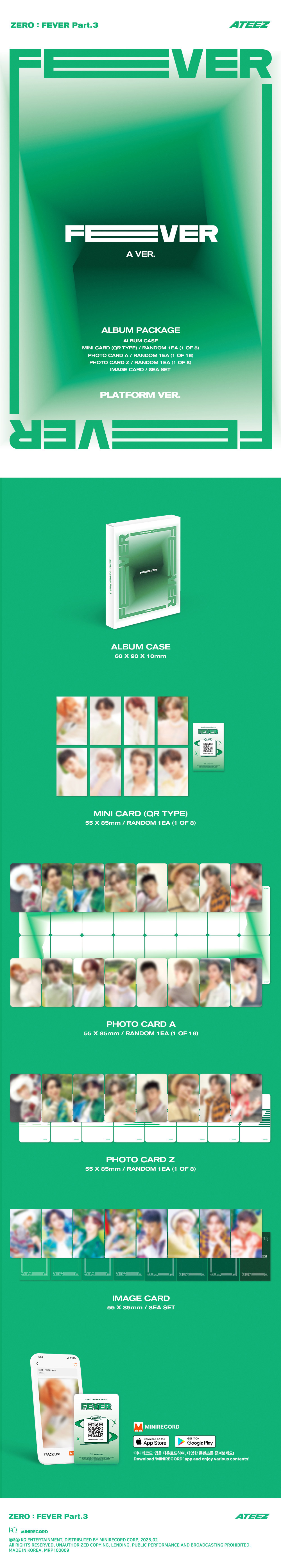 ATEEZ - ZERO: FEVER PART.3 Álbum Oficial Importado Lacrado