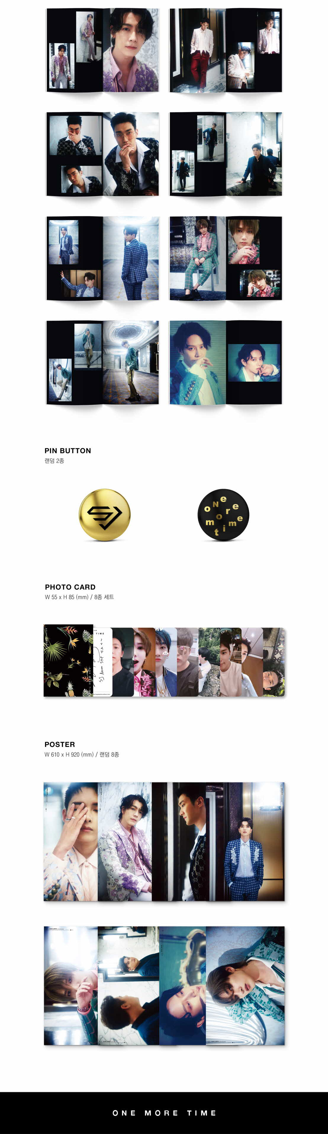 Super Junior Special Mini album : One More Time CD + Poster