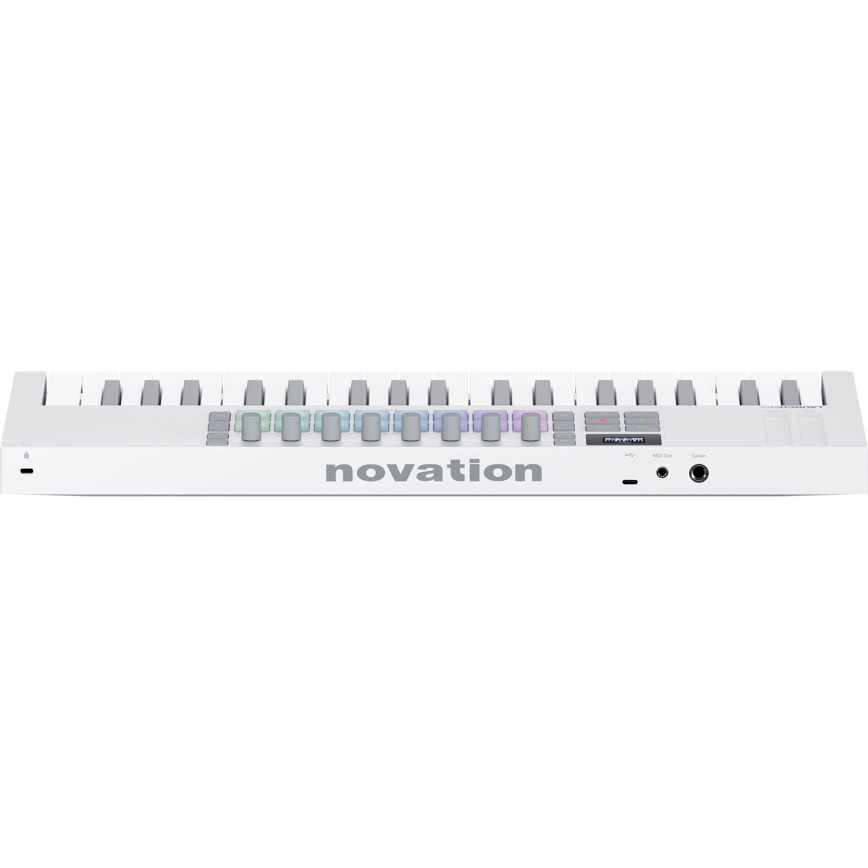 Novation Launchkey Mini 37 Mk4 Keyboard Controller - White PEDAL