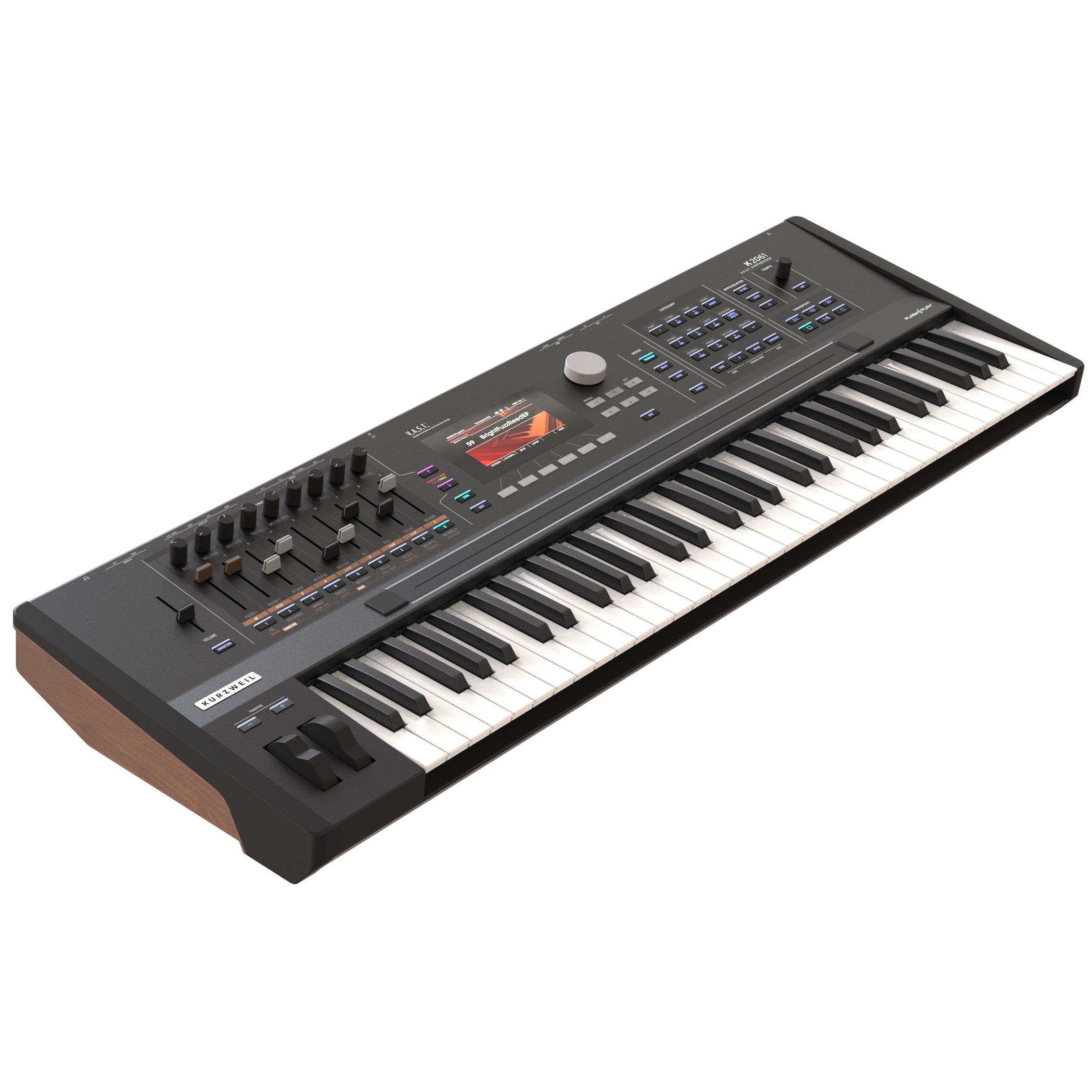 Kurzweil K2061 Synthesizer Workstation STUDIO ESSENTIALS BUNDLE