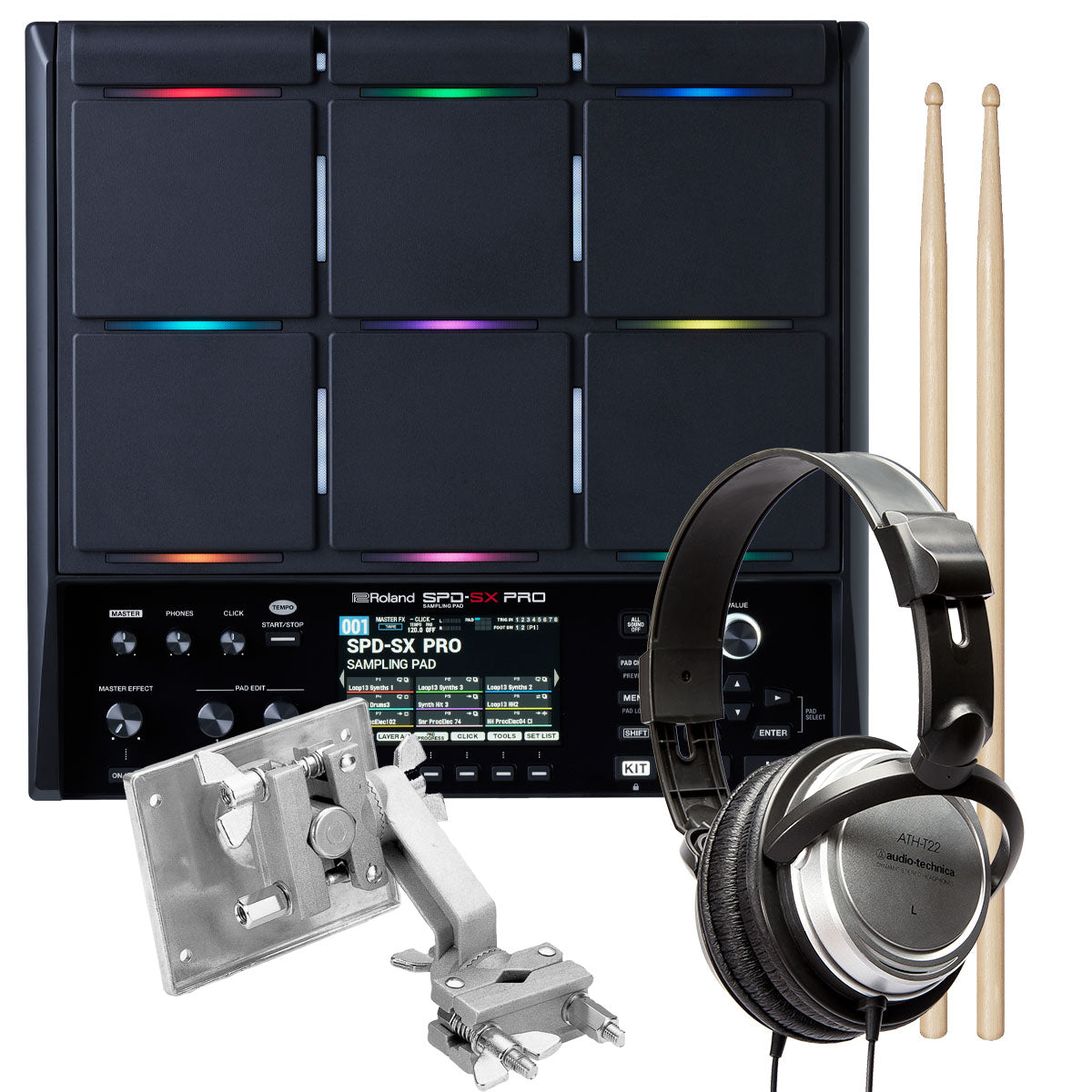 Roland SPD-SX PRO Sampling Pad BONUS PAK – Kraft Music