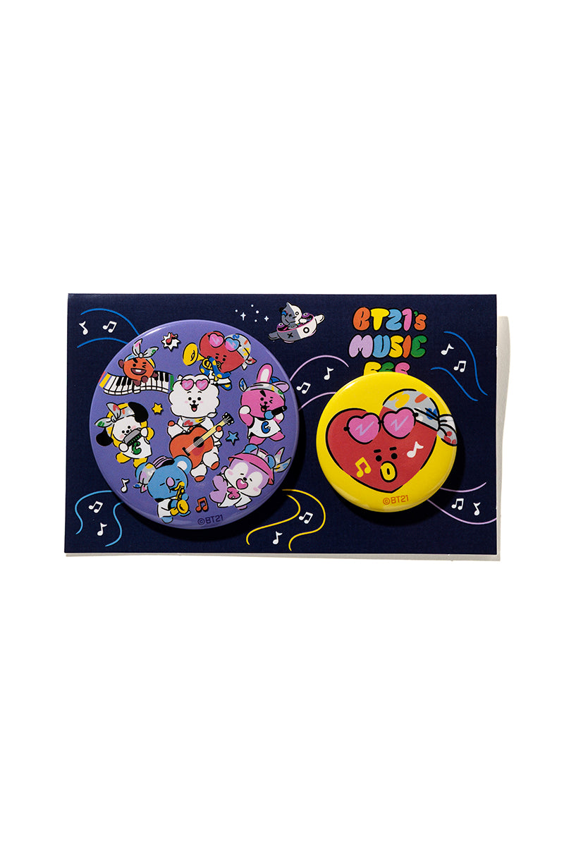缶バッジセット(MUSIC FESTIVAL) TATA – LINE FRIENDS SQUARE JAPAN