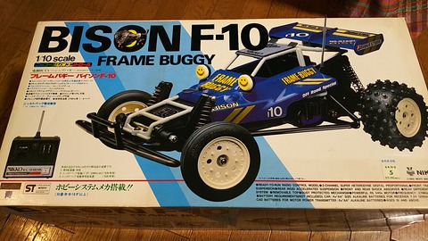 1985年【NIKKO フレームバギー1/10 バイソンF-10 (青)】その1