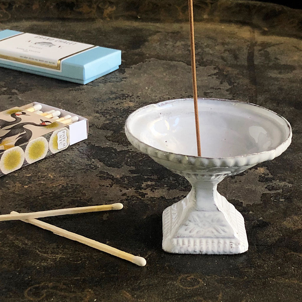 Astier de Villatte Footed Bowl Incense Holder – PATCH NYC