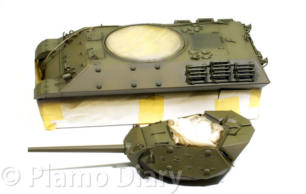 プラモ日記 » M10駆逐戦車 中期型 その10 塗装