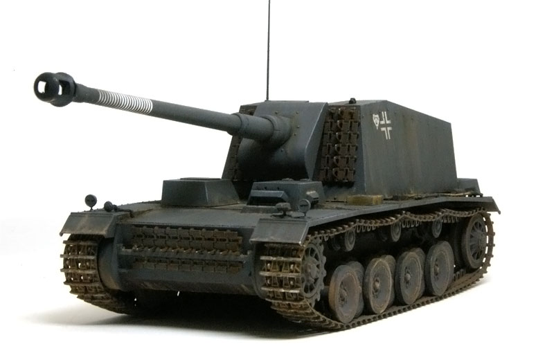 プラモ日記 » ドイツ・12.8cm重自走砲シュトゥーラ・エミール その8 完成!!