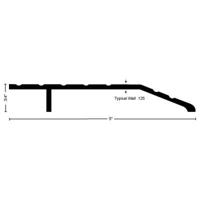 NGP 457DKB Half Saddle Threshold 5