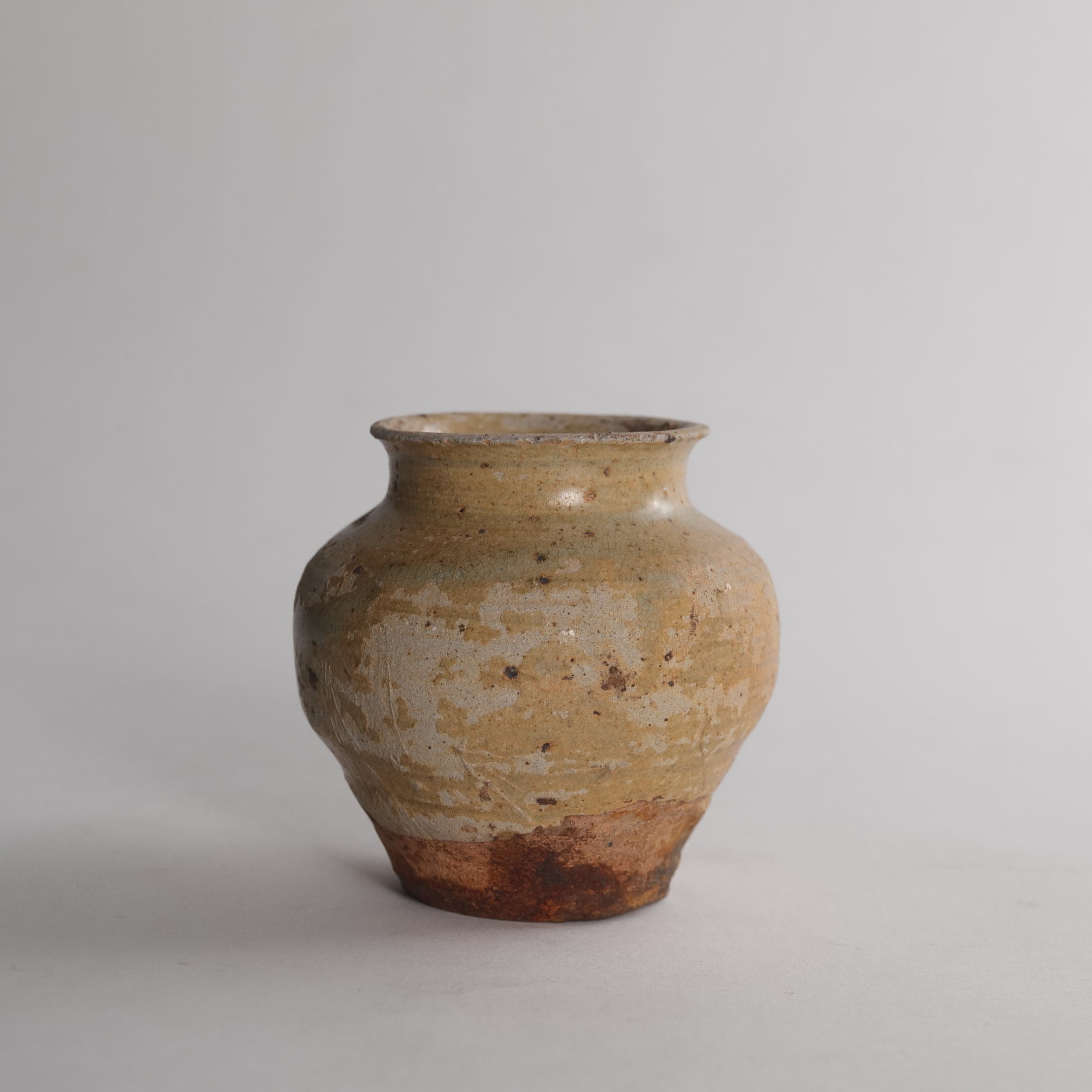 室町時代 古瀬戸 灰釉小壺（1336–1573 CE） | 入蘆花（ロカニイル）