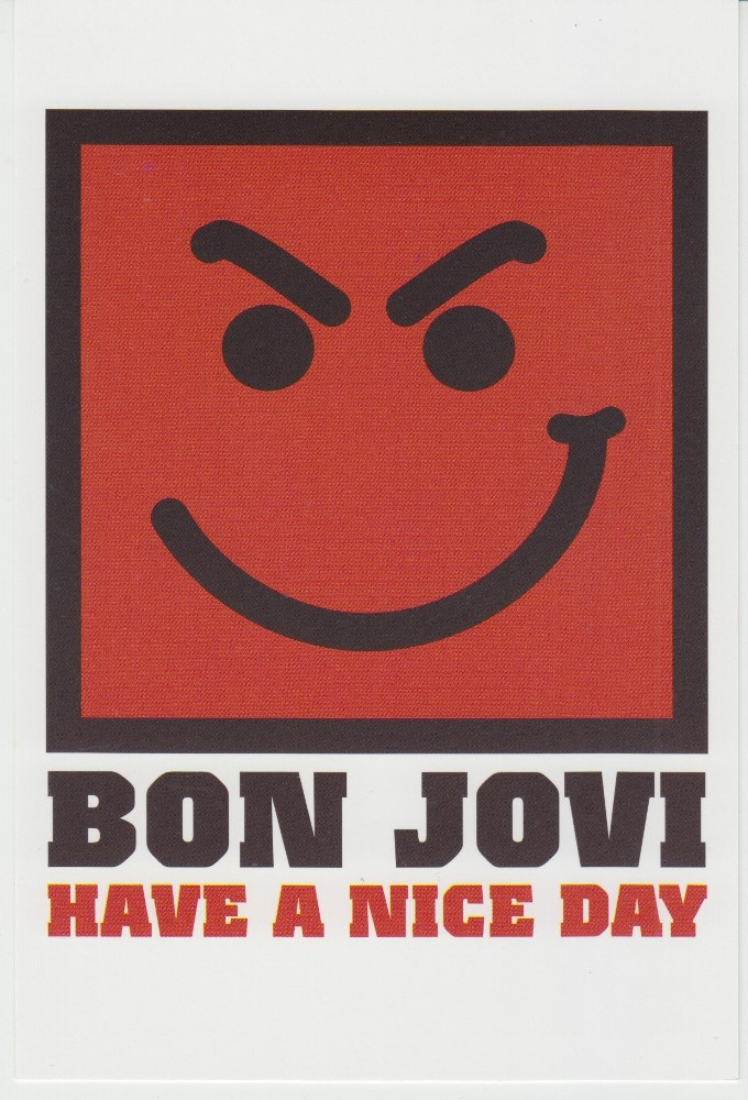 BON JOVI “HAVE A NICE DAY postcard” (2005) | redbank's BON JOVI