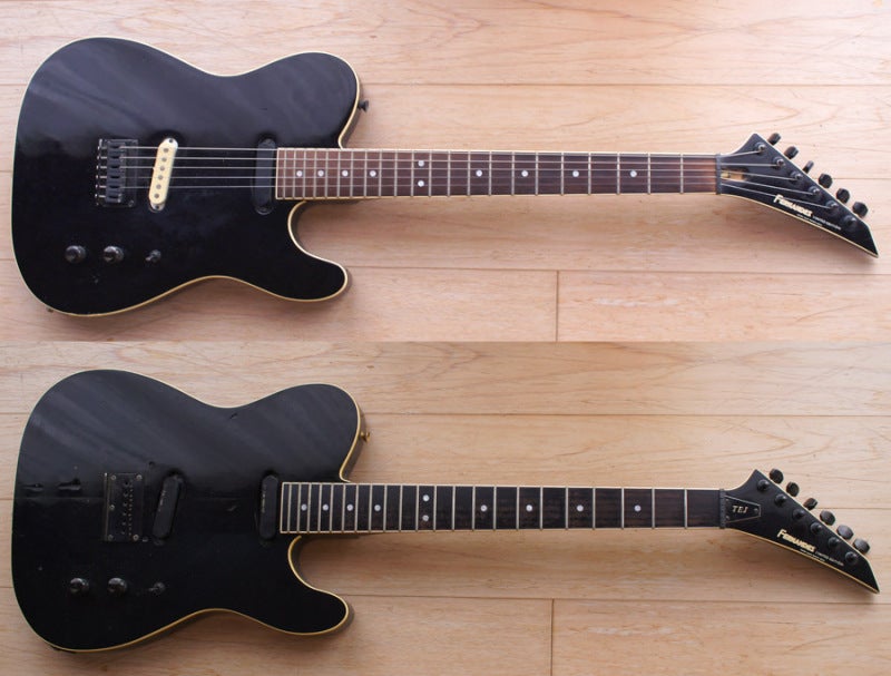 fernandes TEJ70 金文字F.G.I アクティブピックアップ完動品 FERNANDES
