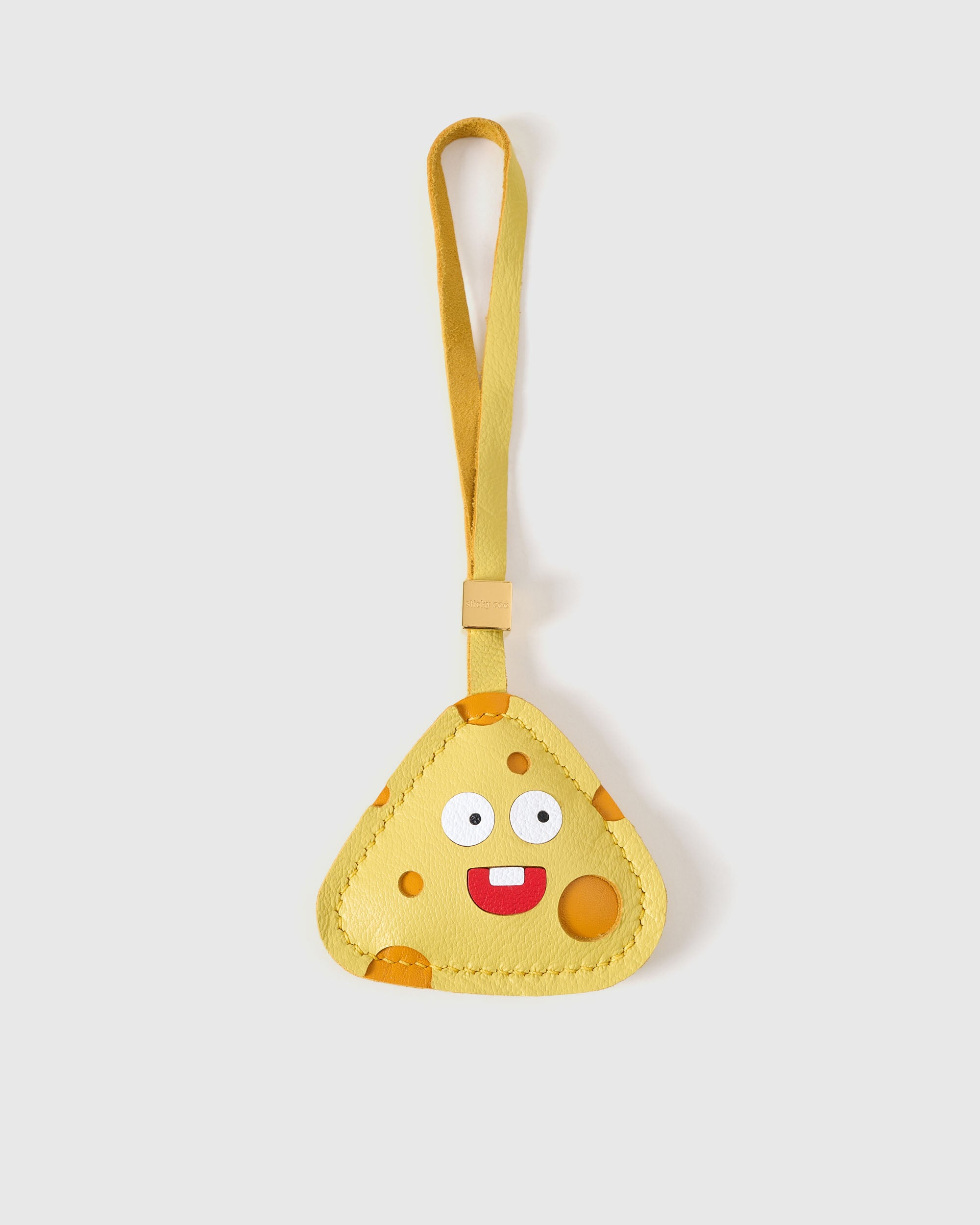 Sticky Zoo® チージーポップ バッグチャーム – ハンドメイドレザー