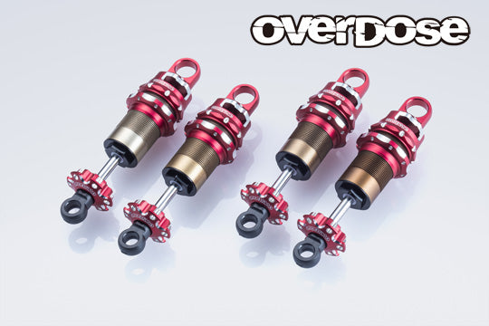 High Grade Shock Set spec.4 (Full adjustable, 4 Set) Black Purple