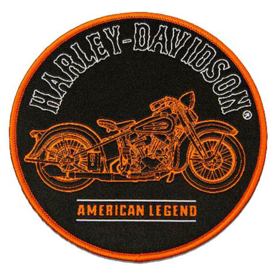 American Legend Round Emblem Sew-On Patch 8012892 – Daytona Harley